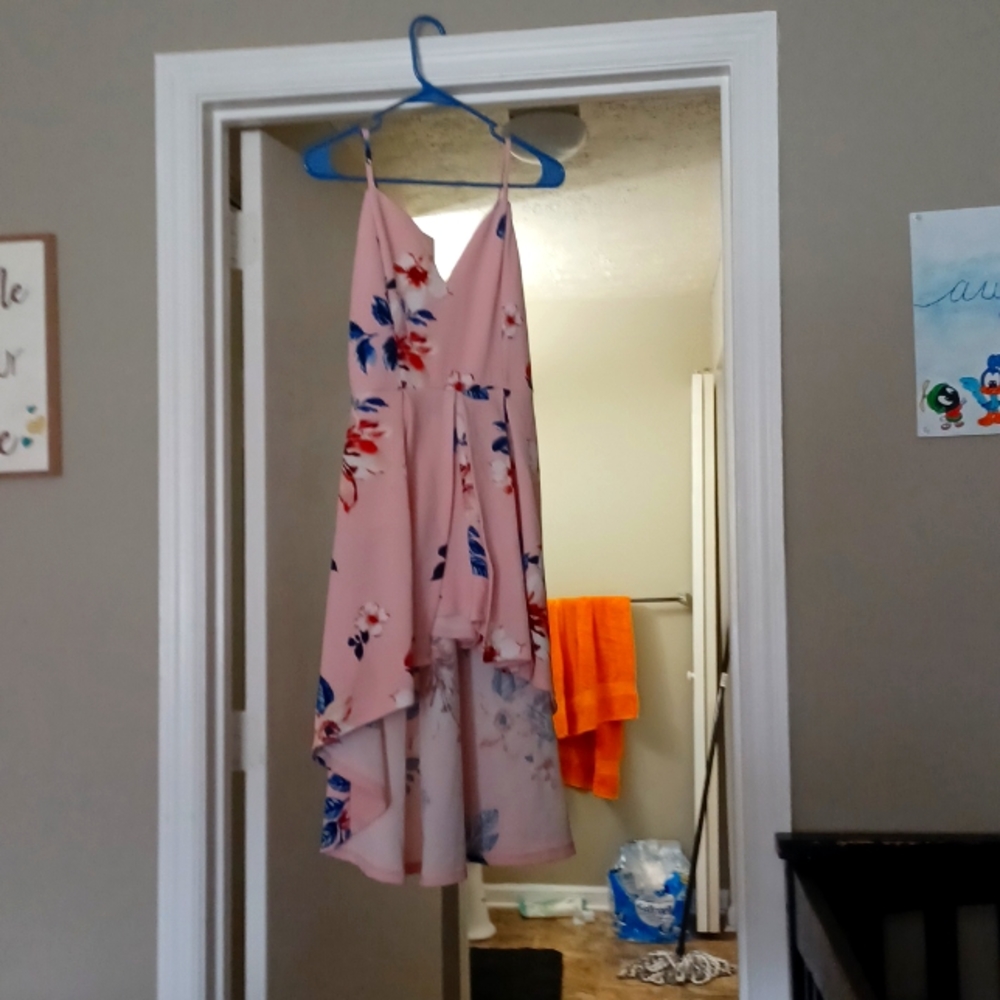 Medium pink Derek heart dress